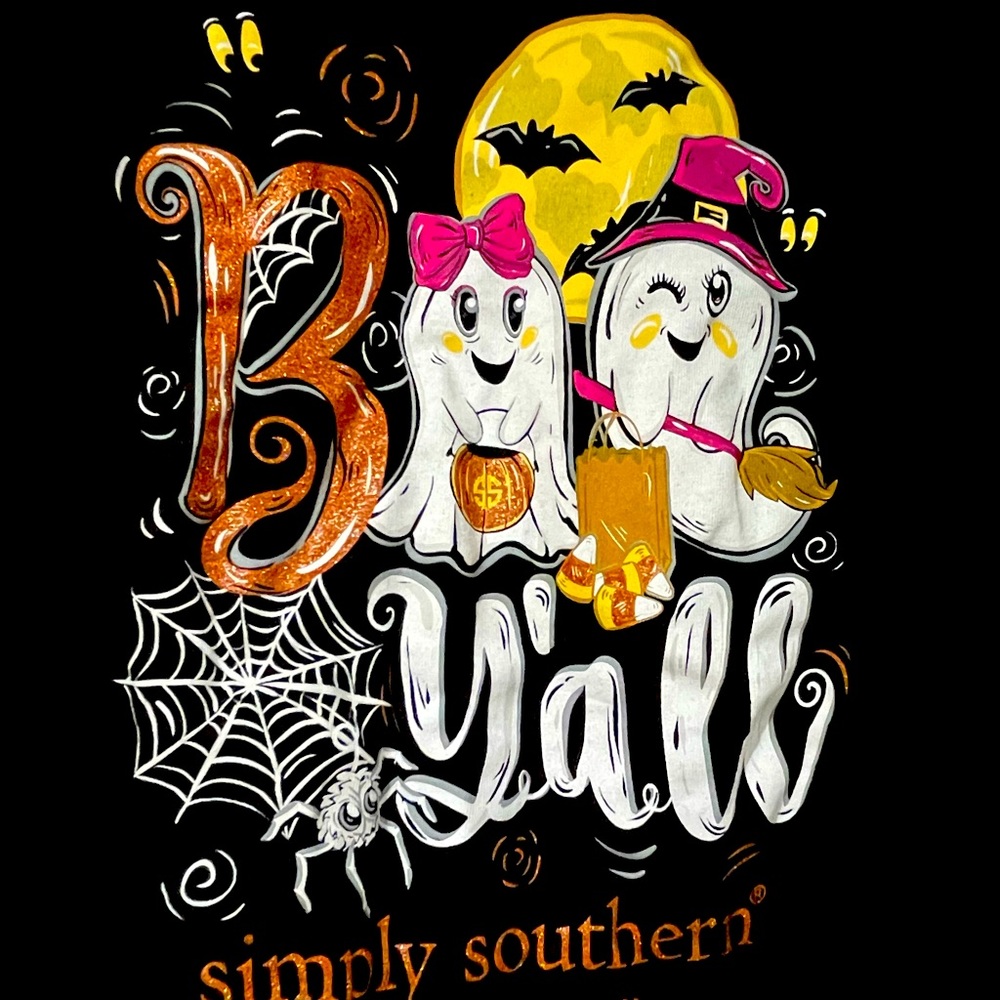 Simply Southern Youth Large Halloween shirt